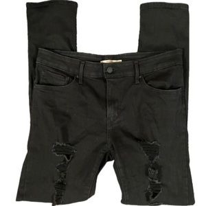 Levi’s 711 skinny distressed jeans 30